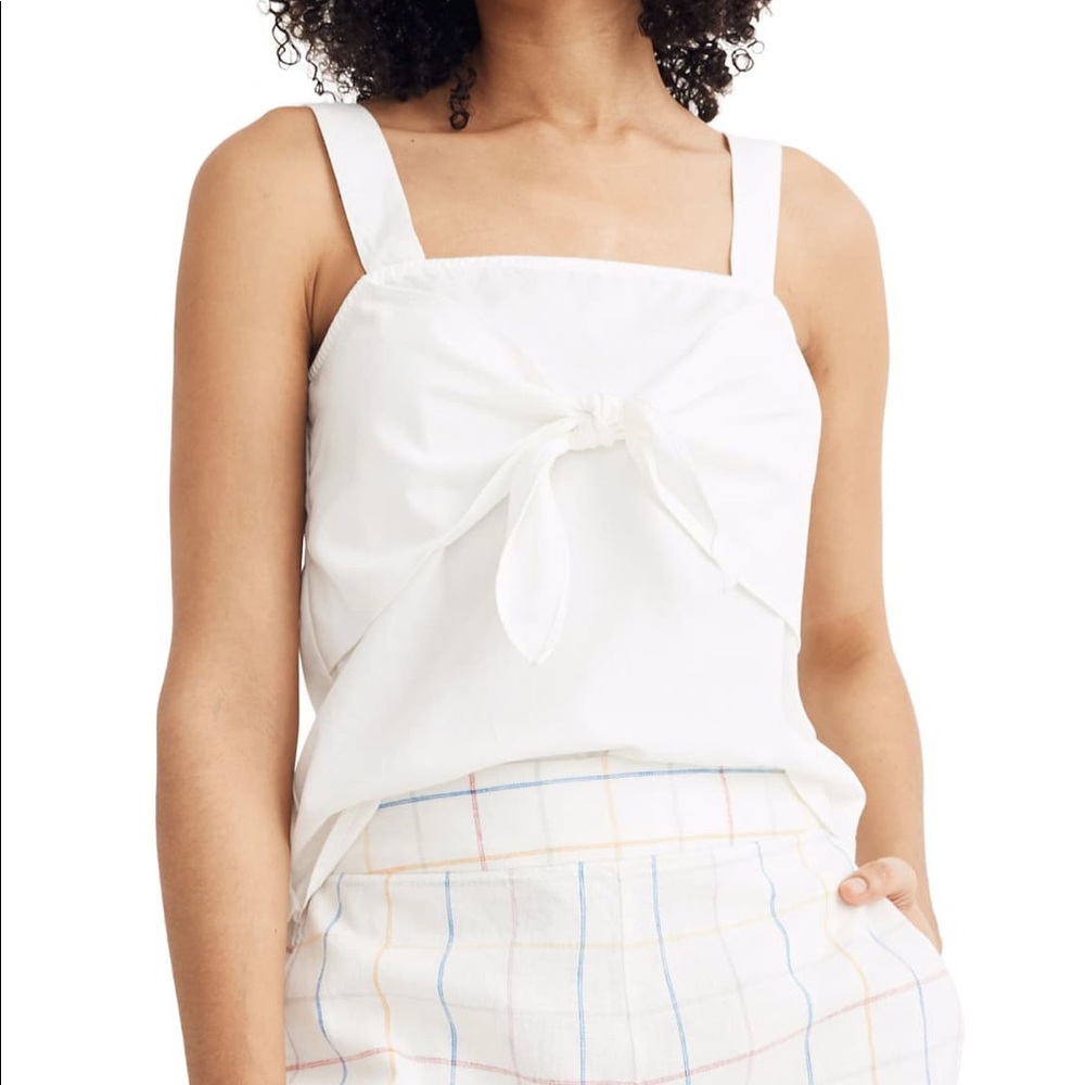 Madewell Tie Front Woven Camisole